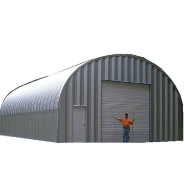 Asqp forma quonset metal techo de metal arco acero garaje kits de cabaña quonset